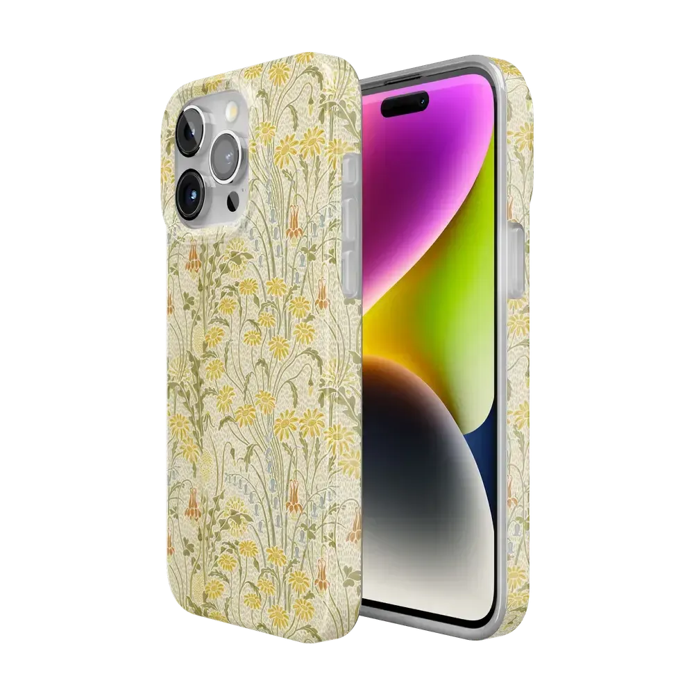 Boho Blooms | Golden Floral Case - Bansusa