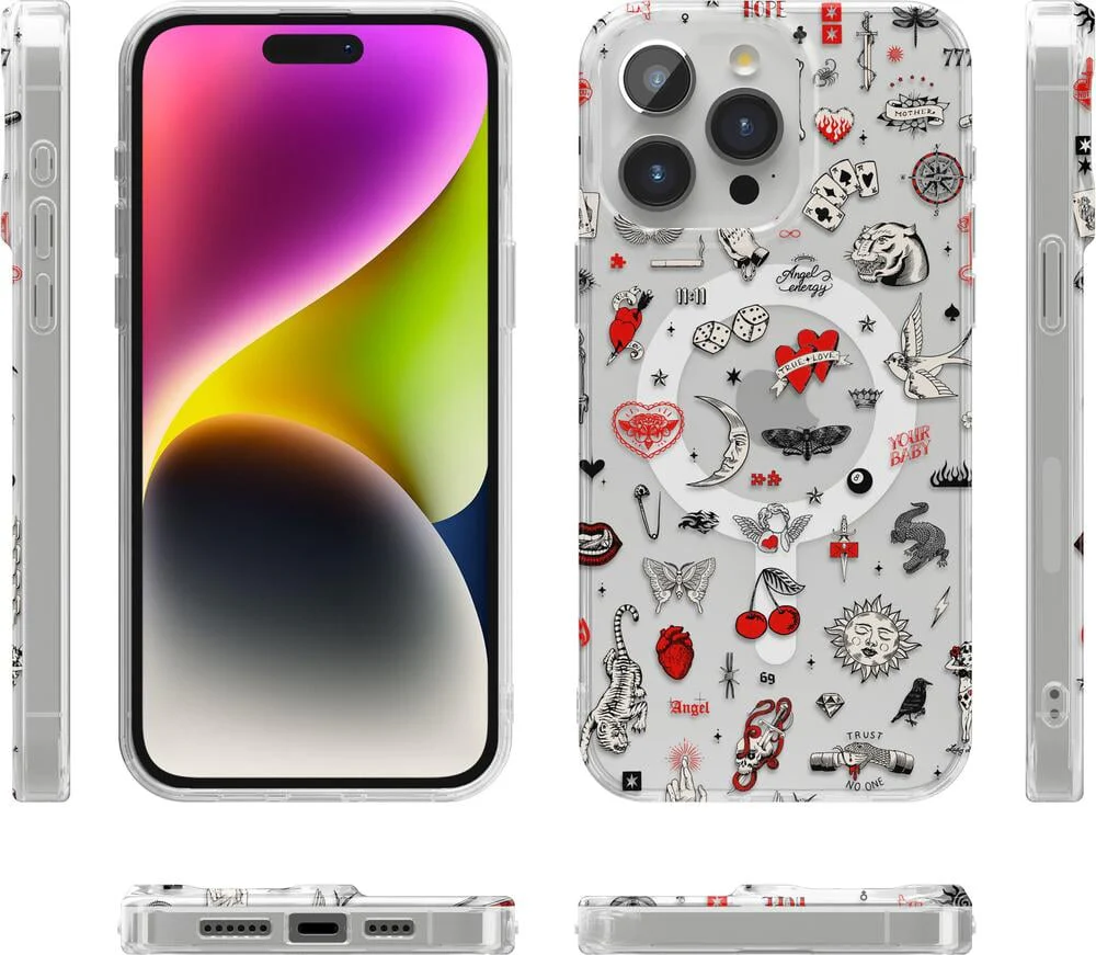 Not a Phase | Clear Flash Tattoo Case - Bansusa