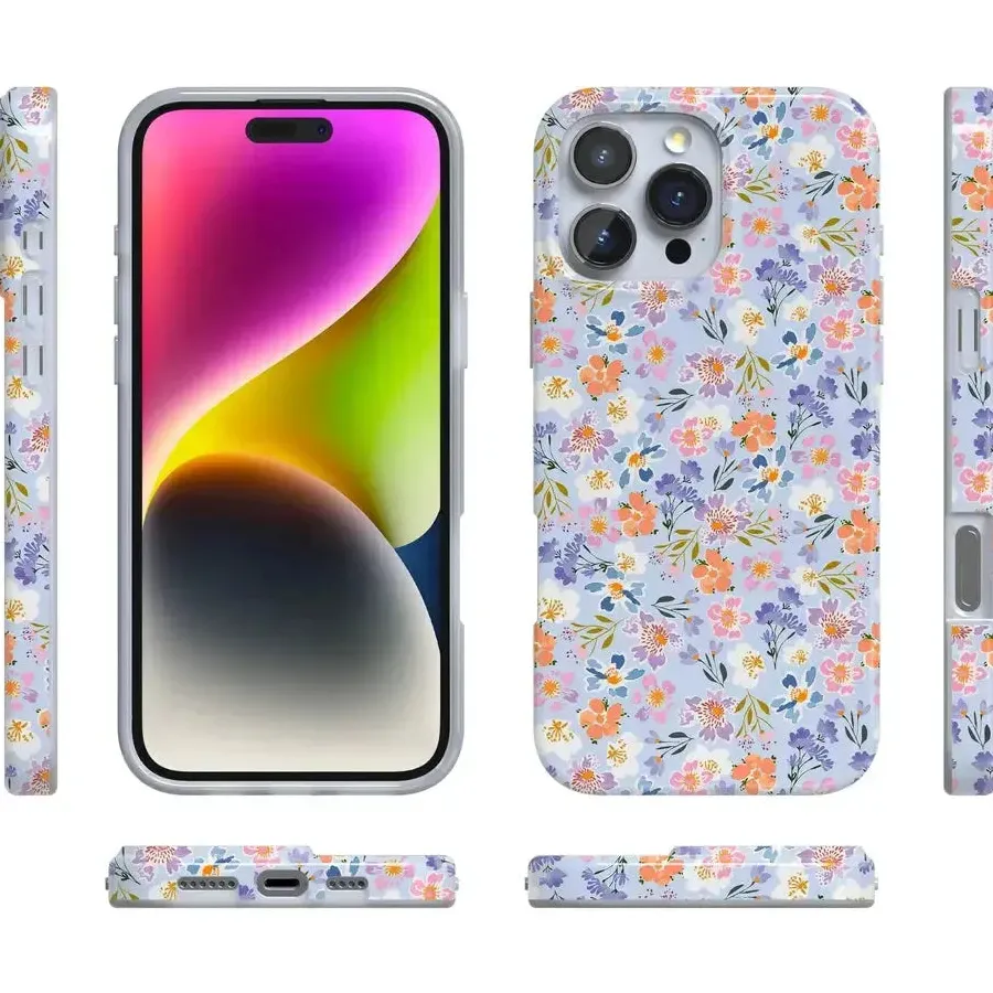 Poppy Meadows | Pastel Floral Case - Bansusa