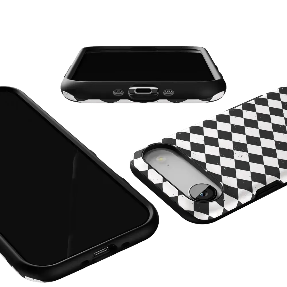 Salem's Hex | Black & White Checkered Case - Bansusa