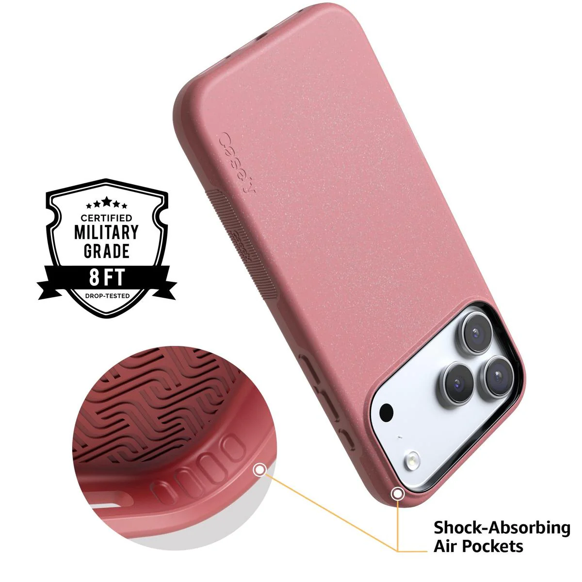 Starfish Wishes | Coral Pink Shimmer Case - Bansusa