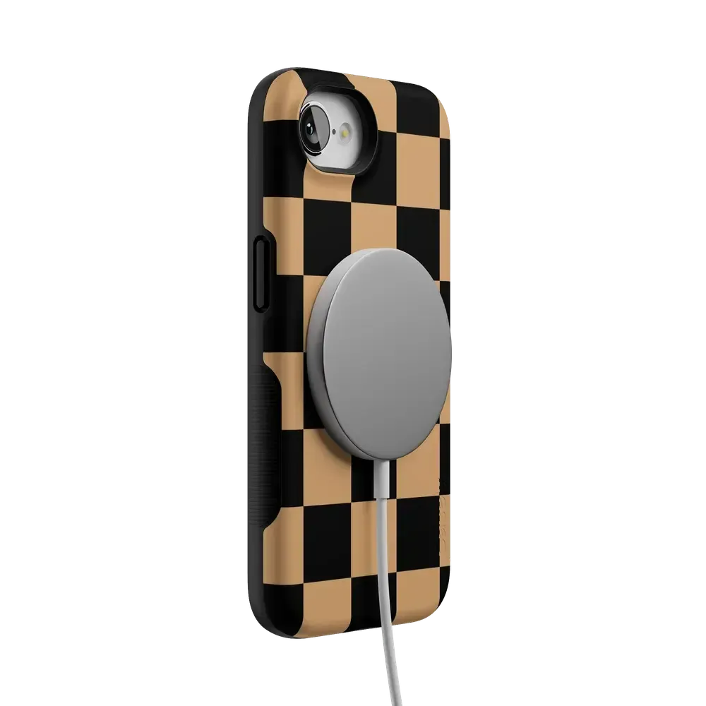 Fit Check | Black & Brown Checkerboard Case - Bansusa