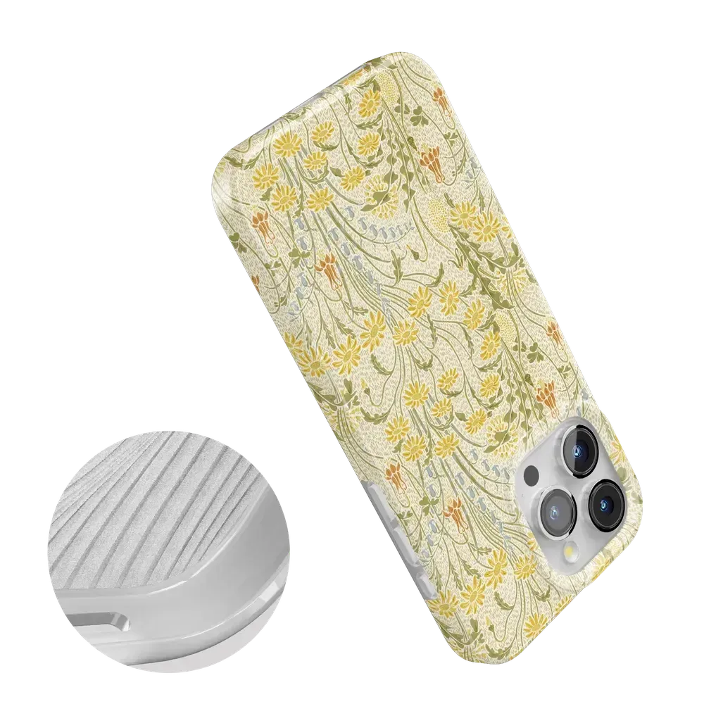 Boho Blooms | Golden Floral Case - Bansusa