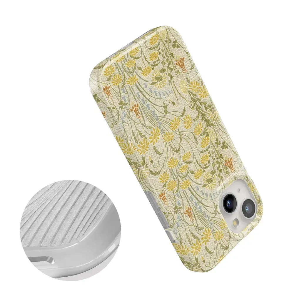 Boho Blooms | Golden Floral Case - Bansusa