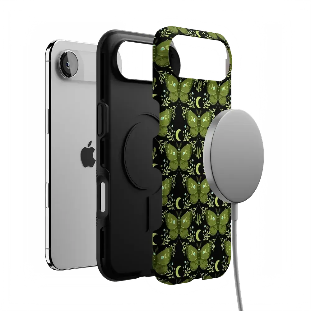 Mystic Moths | Green Twilight Case - Bansusa