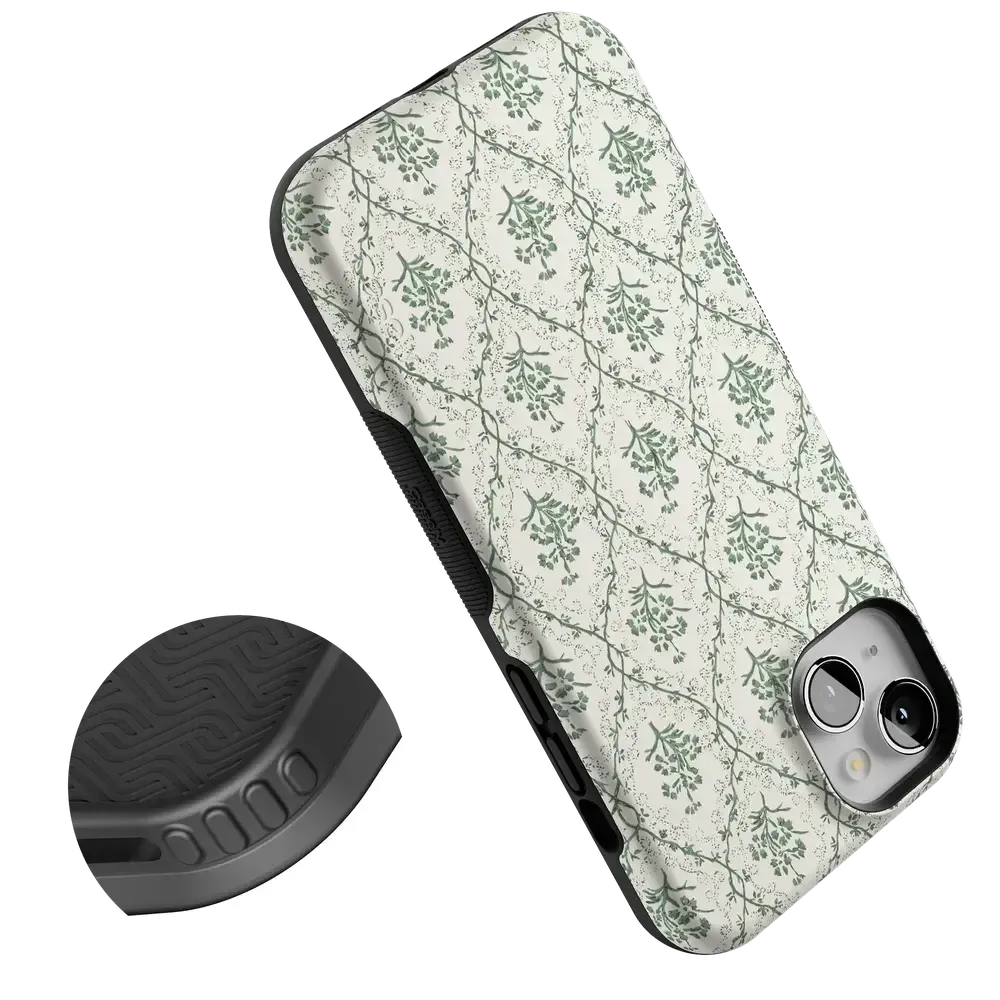Sage Tapestry | Floral Vines Case - Bansusa