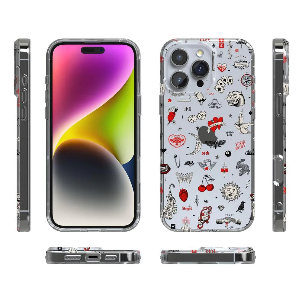 Not a Phase | Clear Flash Tattoo Case - Bansusa