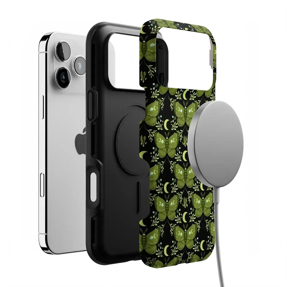 Mystic Moths | Green Twilight Case - Bansusa