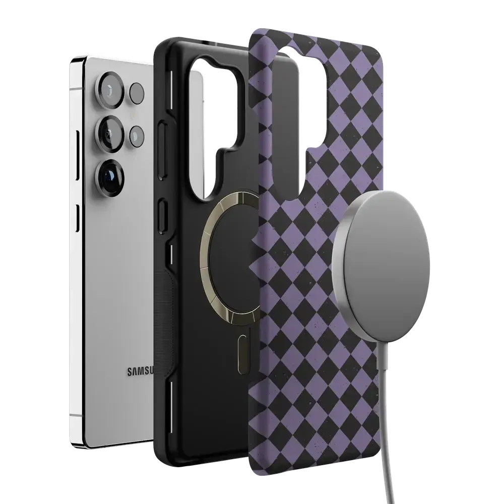Midnight Hex | Purple Checkered Case - Bansusa