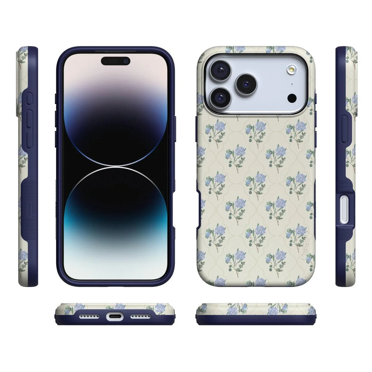 Vintage Garden | Blue Hydrangea Case - Bansusa