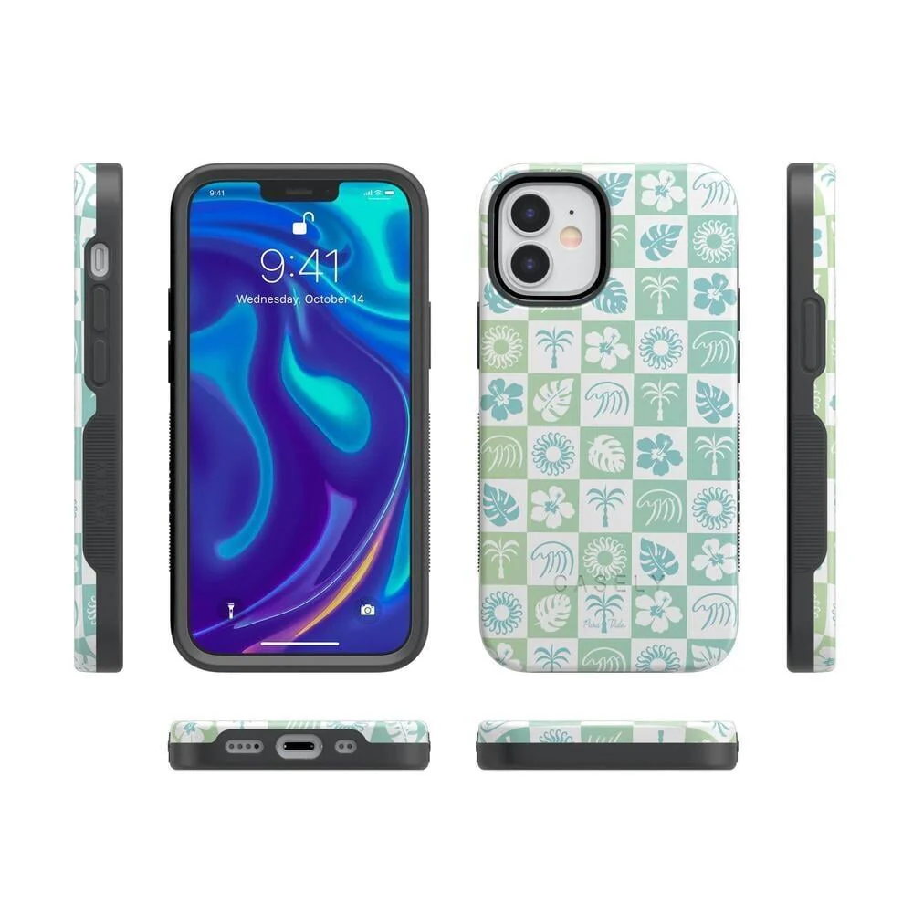 Coastal Checkers | Pura Vida Case - Bansusa