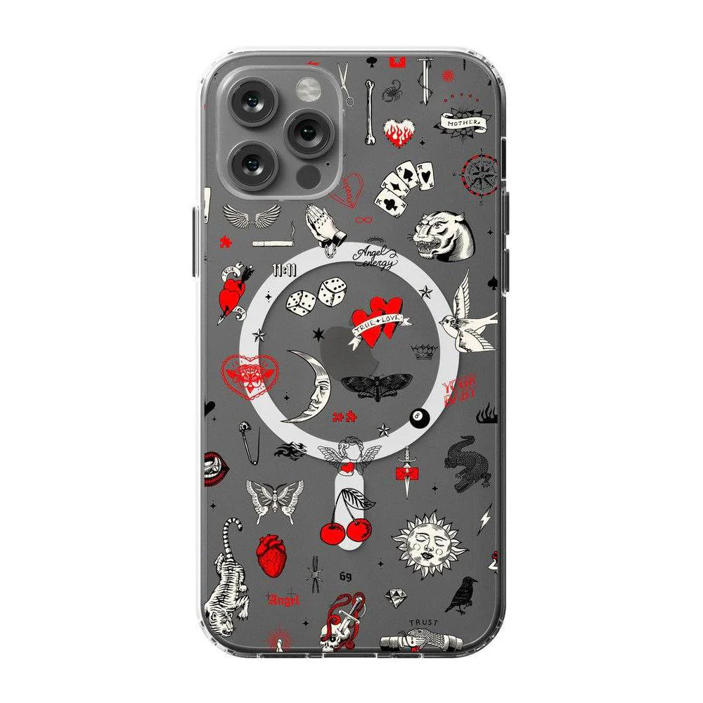 Not a Phase | Clear Flash Tattoo Case - Bansusa