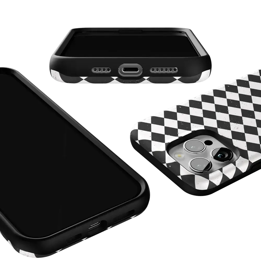 Salem's Hex | Black & White Checkered Case - Bansusa