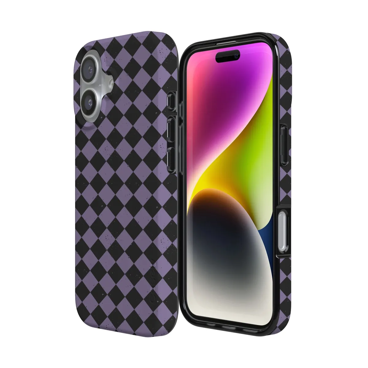 Midnight Hex | Purple Checkered Case - Bansusa