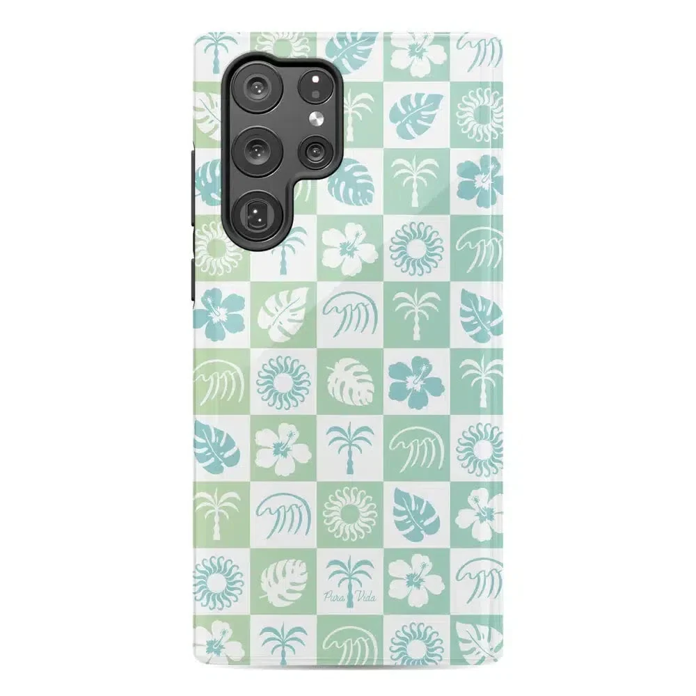 Coastal Checkers | Pura Vida Case - Bansusa