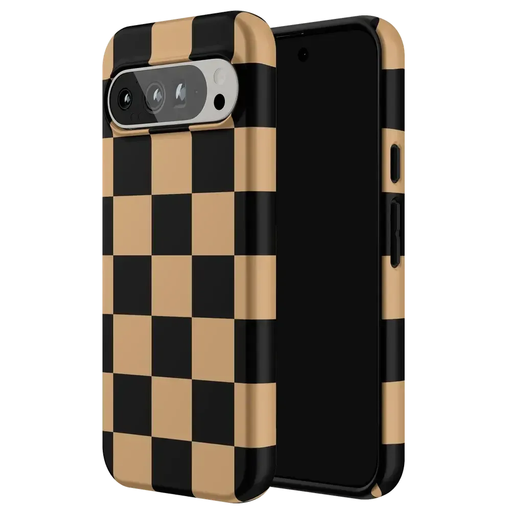Fit Check | Black & Brown Checkerboard Case - Bansusa