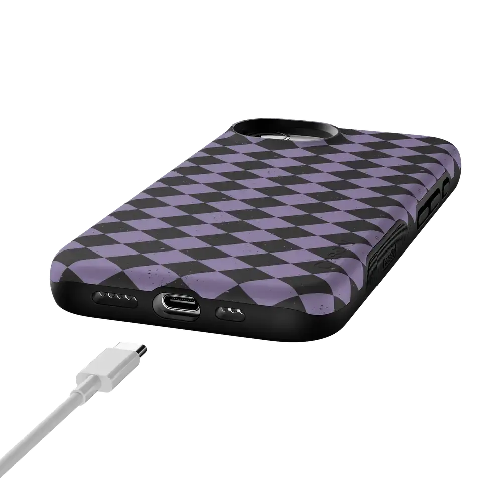 Midnight Hex | Purple Checkered Case - Bansusa