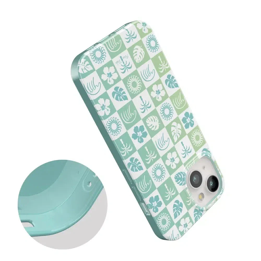 Coastal Checkers | Pura Vida Case - Bansusa
