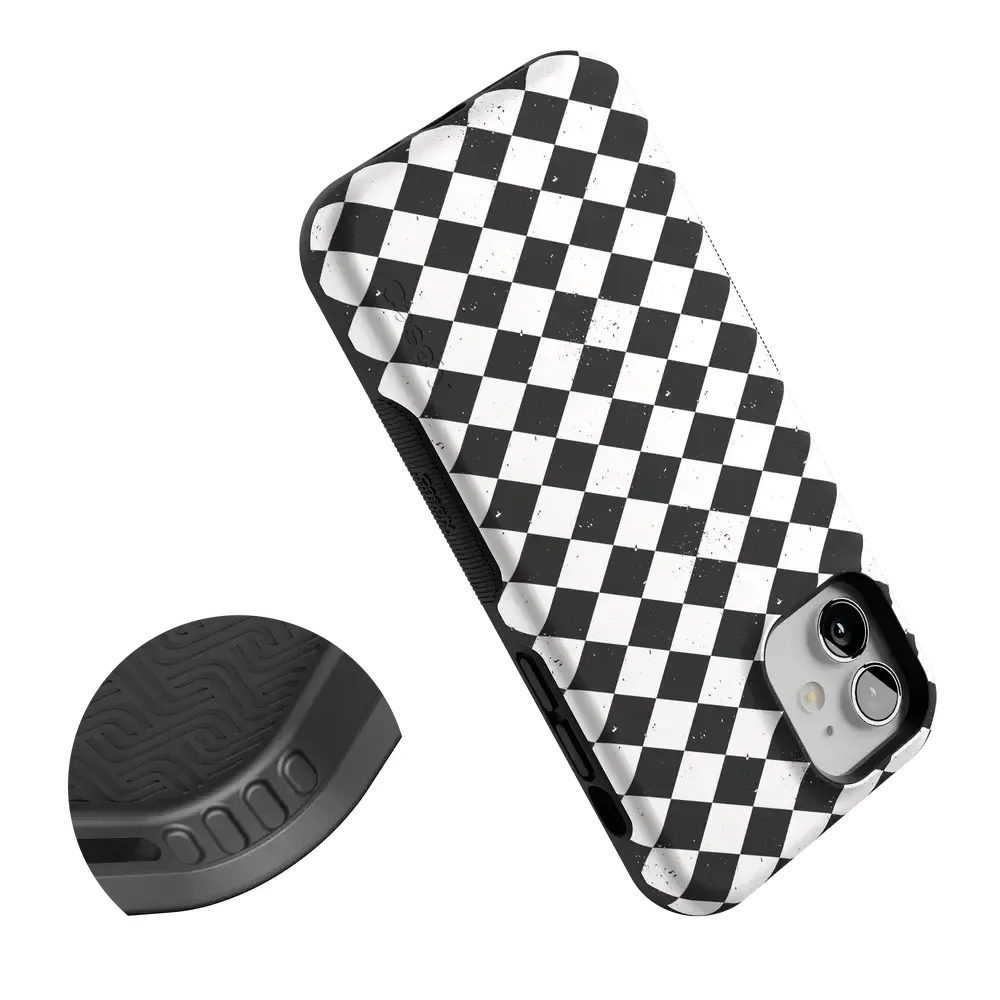 Salem's Hex | Black & White Checkered Case - Bansusa