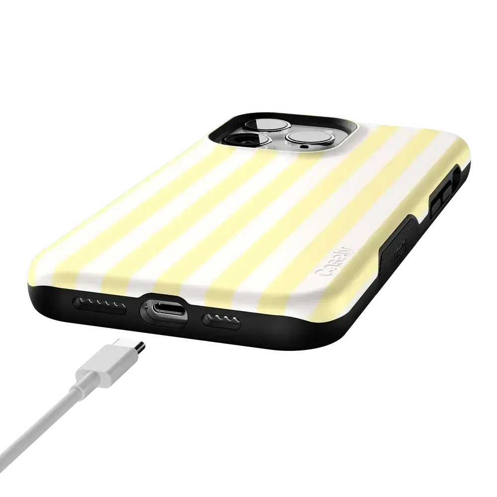 Butter Yellow Stripes | Sunday Best Case - Bansusa