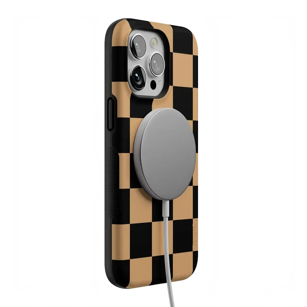 Fit Check | Black & Brown Checkerboard Case - Bansusa