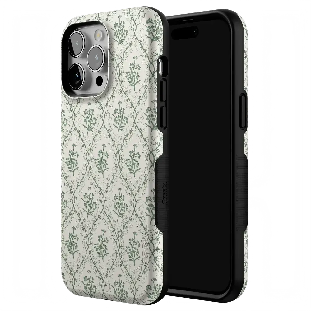 Sage Tapestry | Floral Vines Case - Bansusa