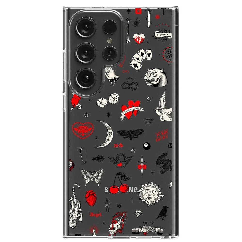 Not a Phase | Clear Flash Tattoo Case - Bansusa