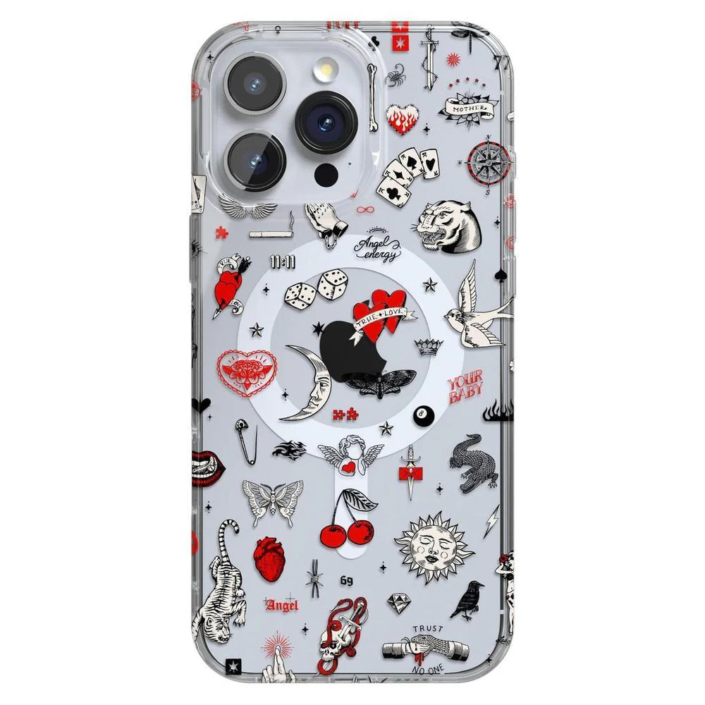 Not a Phase | Clear Flash Tattoo Case - Bansusa