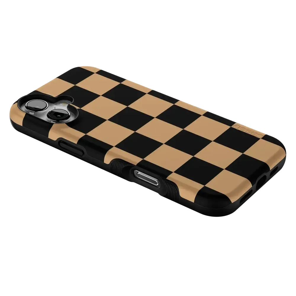 Fit Check | Black & Brown Checkerboard Case - Bansusa
