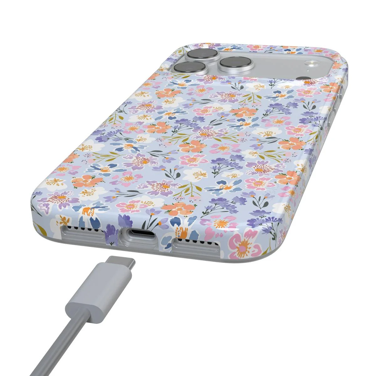 Poppy Meadows | Pastel Floral Case - Bansusa