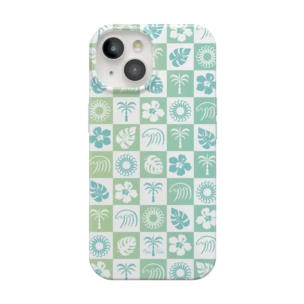 Coastal Checkers | Pura Vida Case - Bansusa
