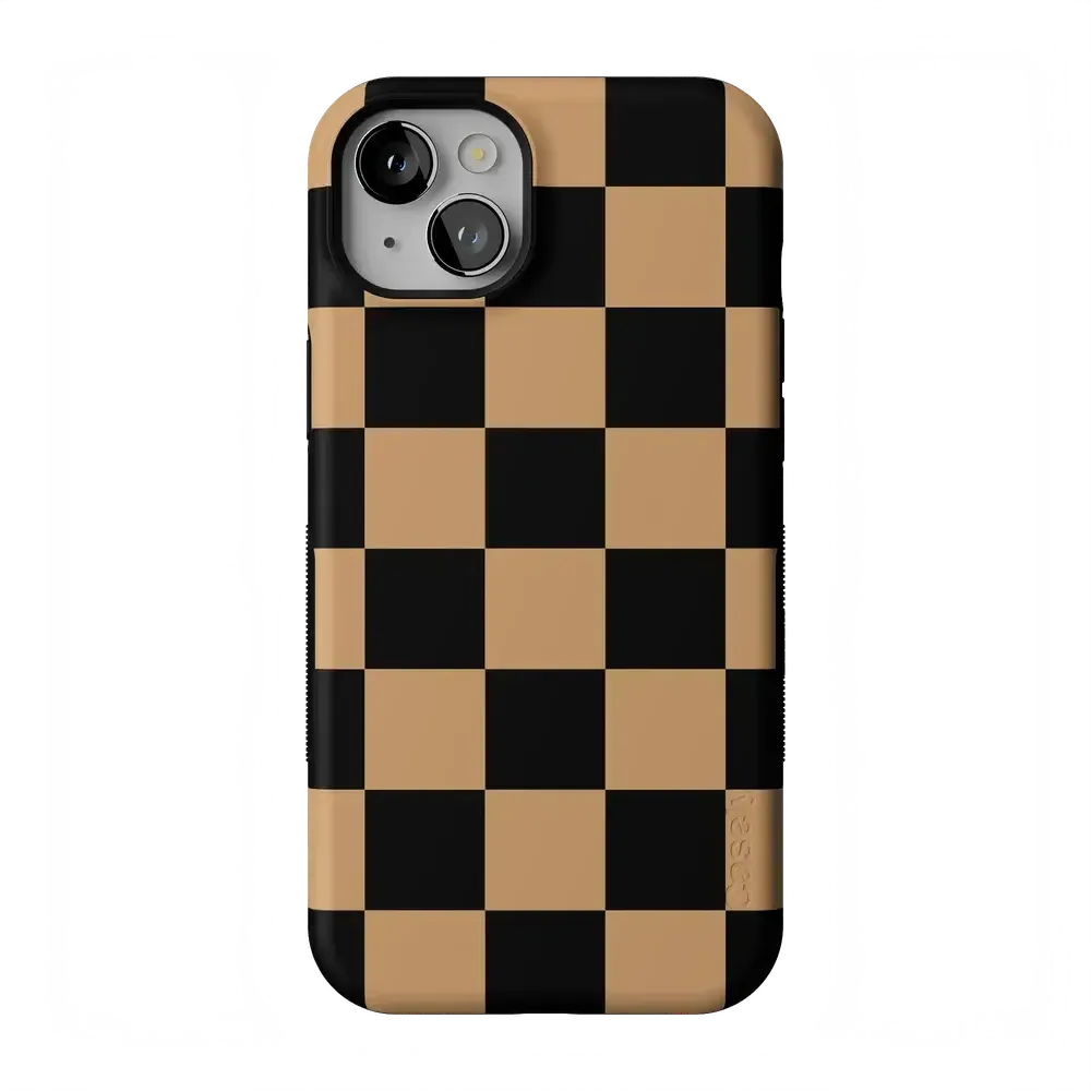 Fit Check | Black & Brown Checkerboard Case - Bansusa