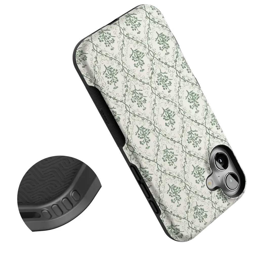 Sage Tapestry | Floral Vines Case - Bansusa
