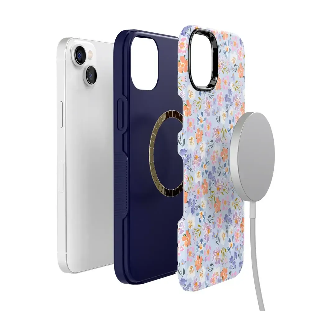 Poppy Meadows | Pastel Floral Case - Bansusa