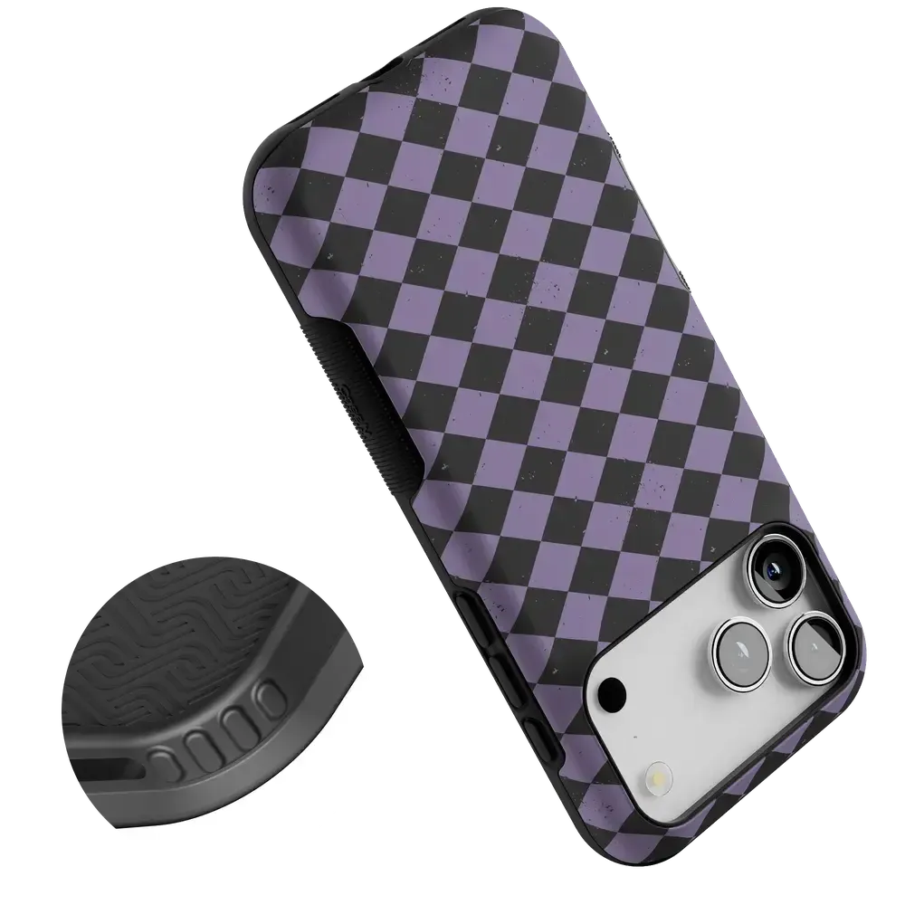 Midnight Hex | Purple Checkered Case - Bansusa