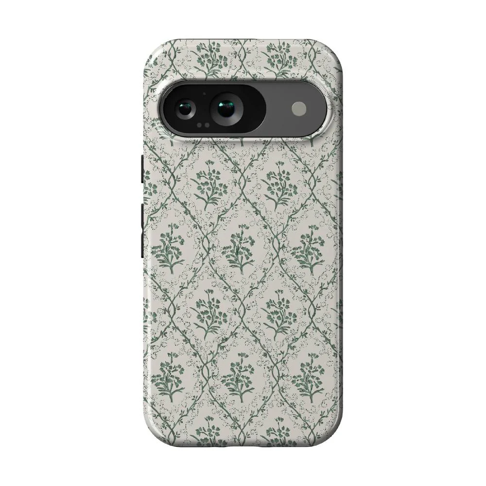 Sage Tapestry | Floral Vines Case - Bansusa