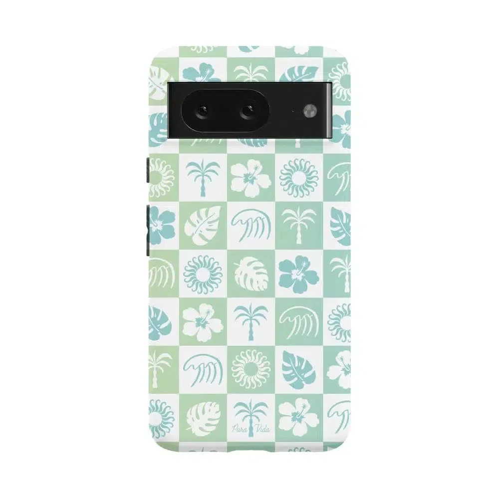 Coastal Checkers | Pura Vida Case - Bansusa