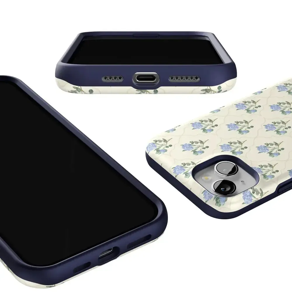 Vintage Garden | Blue Hydrangea Case - Bansusa