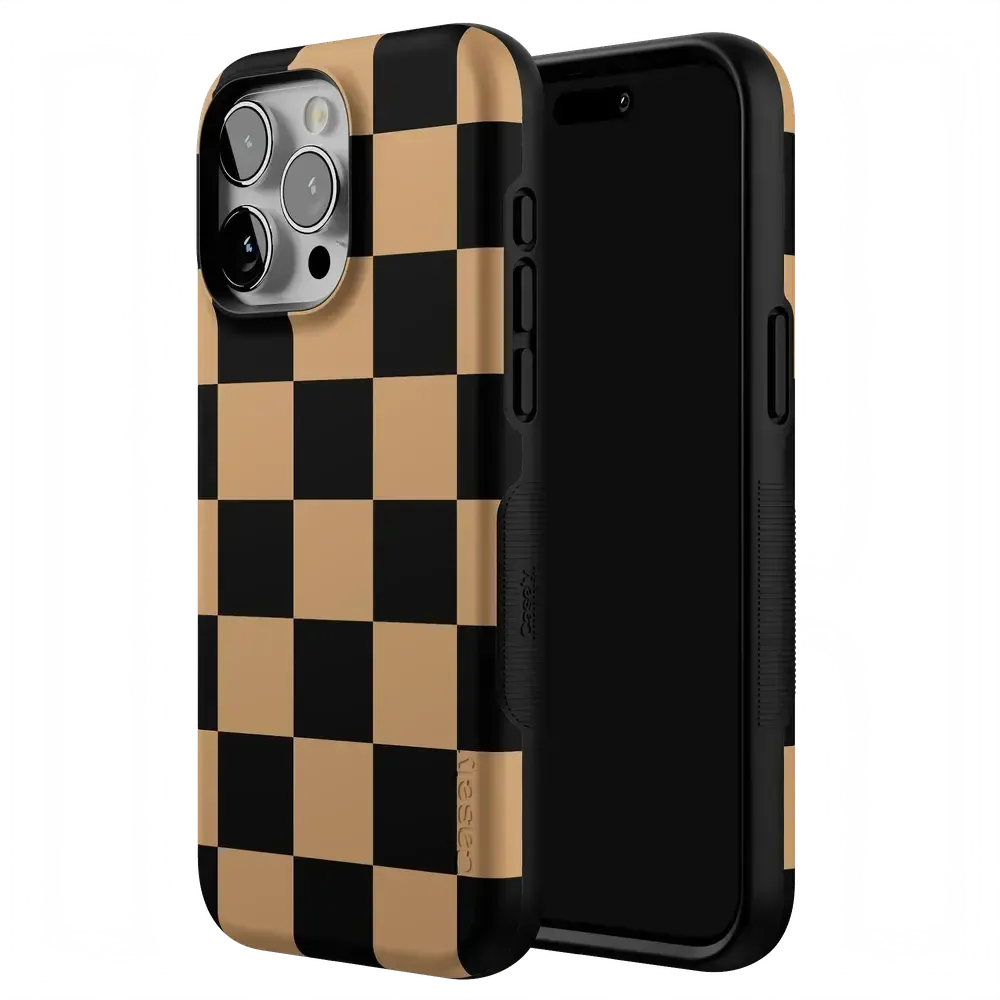 Fit Check | Black & Brown Checkerboard Case - Bansusa