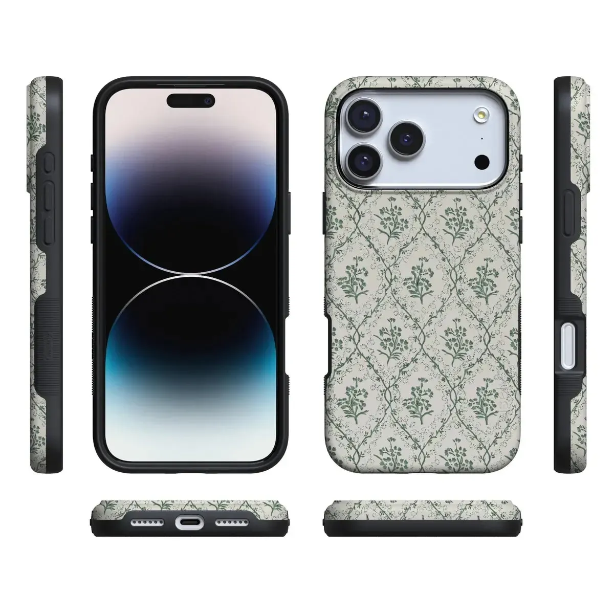 Sage Tapestry | Floral Vines Case - Bansusa