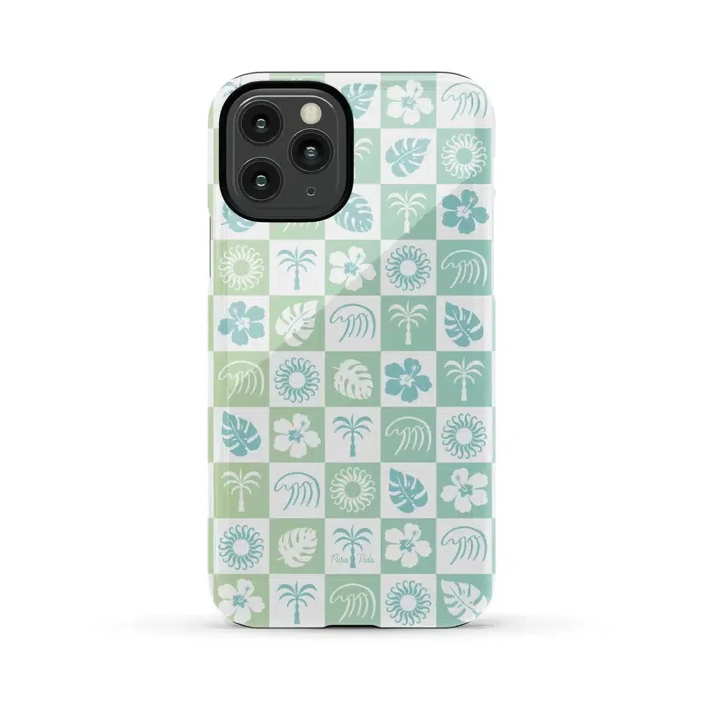 Coastal Checkers | Pura Vida Case - Bansusa