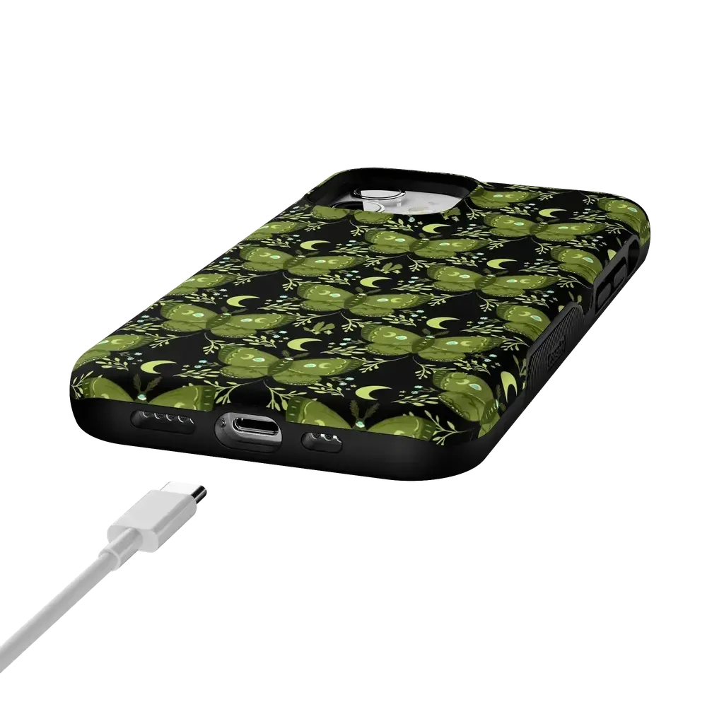 Mystic Moths | Green Twilight Case - Bansusa