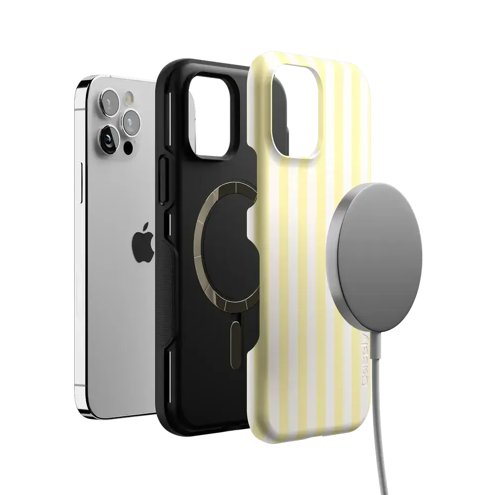 Butter Yellow Stripes | Sunday Best Case - Bansusa