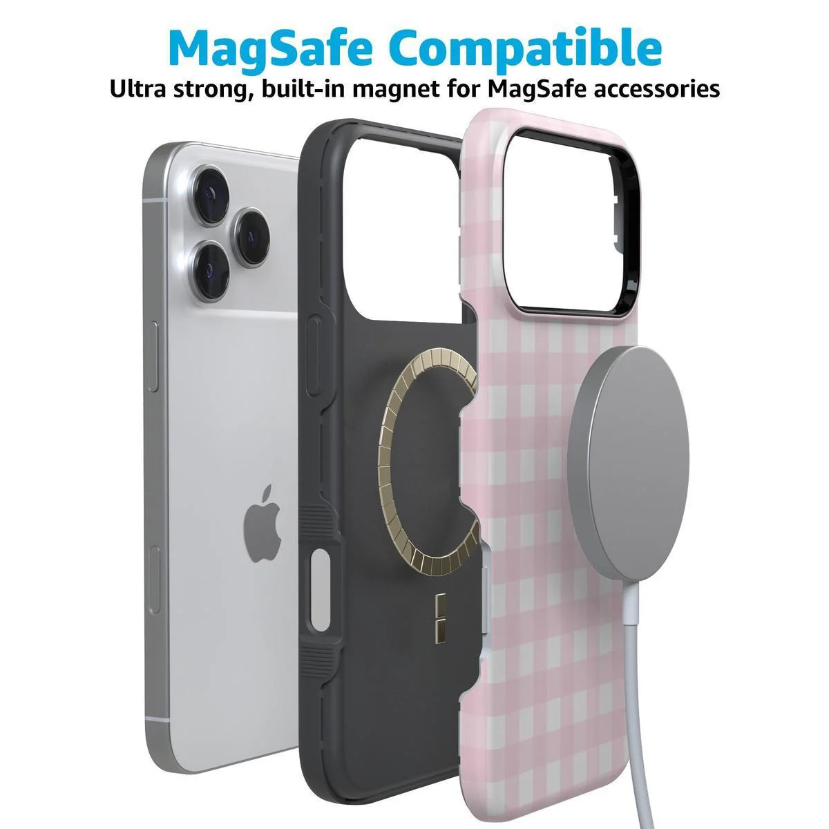 Pink Plaid | Sunday Best Case - Bansusa