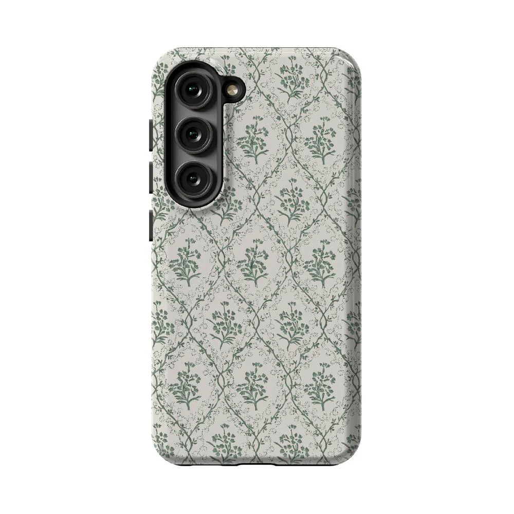 Sage Tapestry | Floral Vines Case - Bansusa