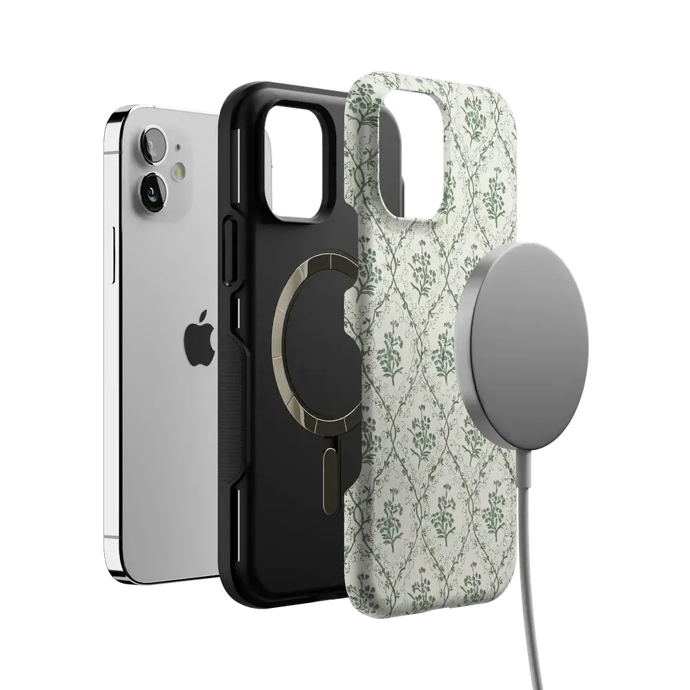 Sage Tapestry | Floral Vines Case - Bansusa