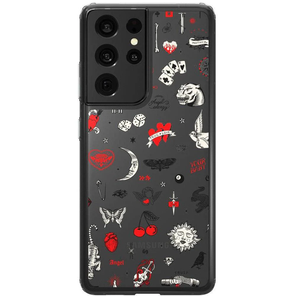 Not a Phase | Clear Flash Tattoo Case - Bansusa