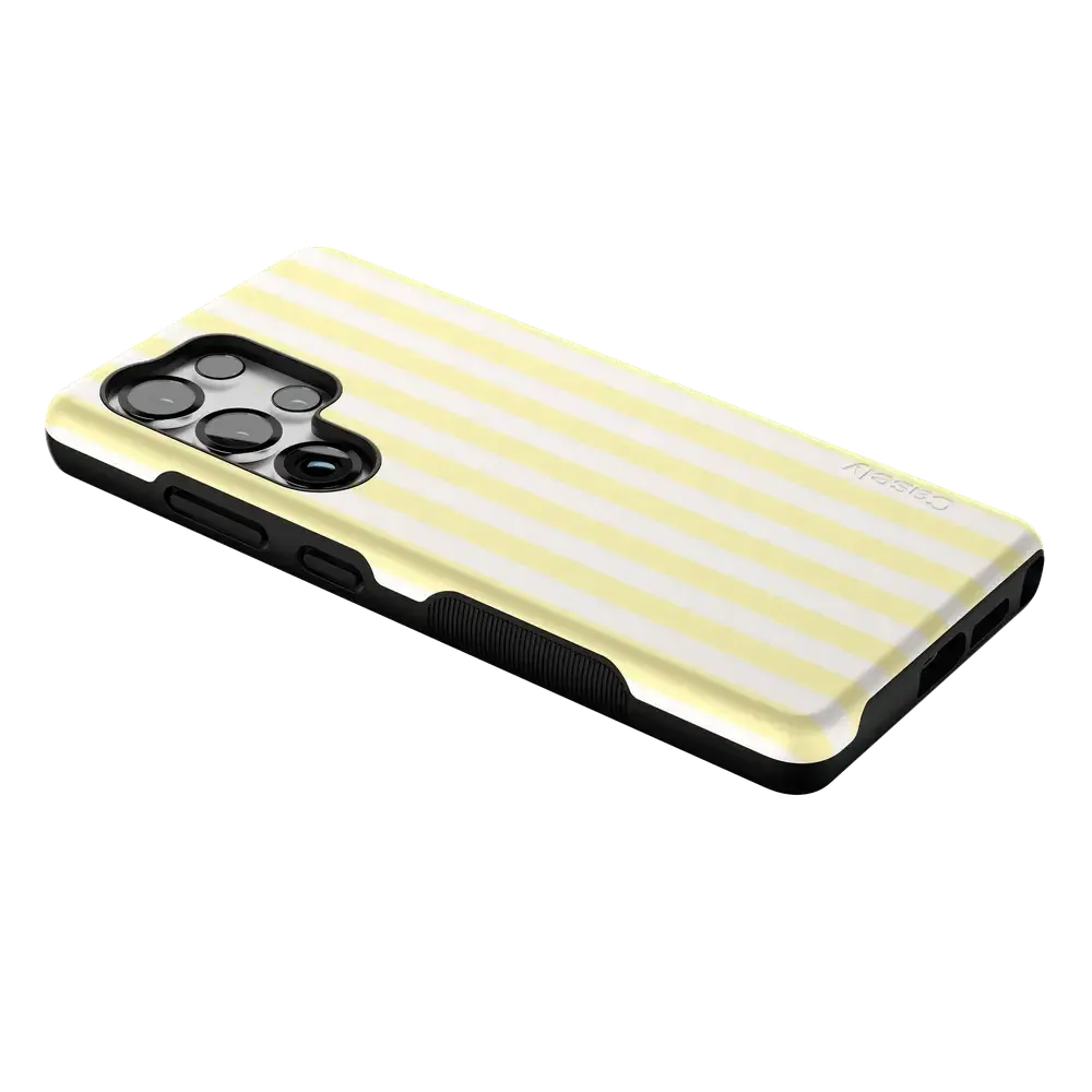 Butter Yellow Stripes | Sunday Best Case - Bansusa