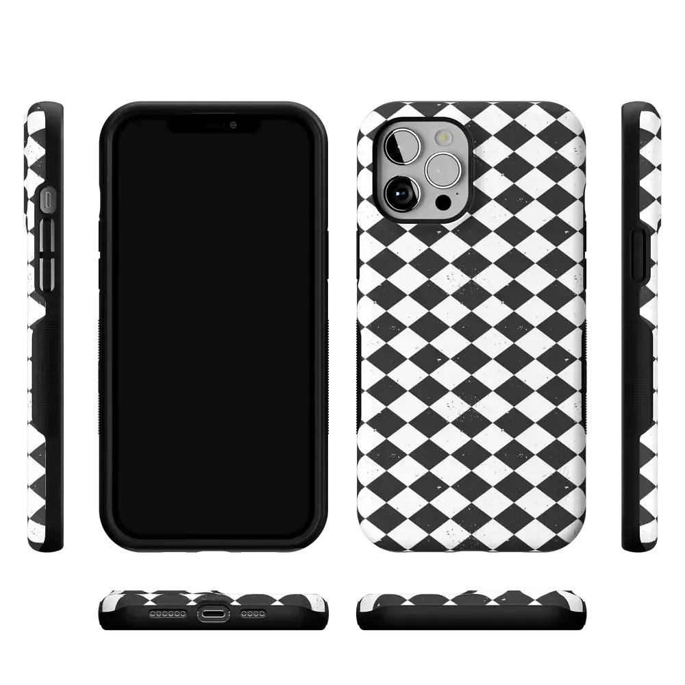 Salem's Hex | Black & White Checkered Case - Bansusa