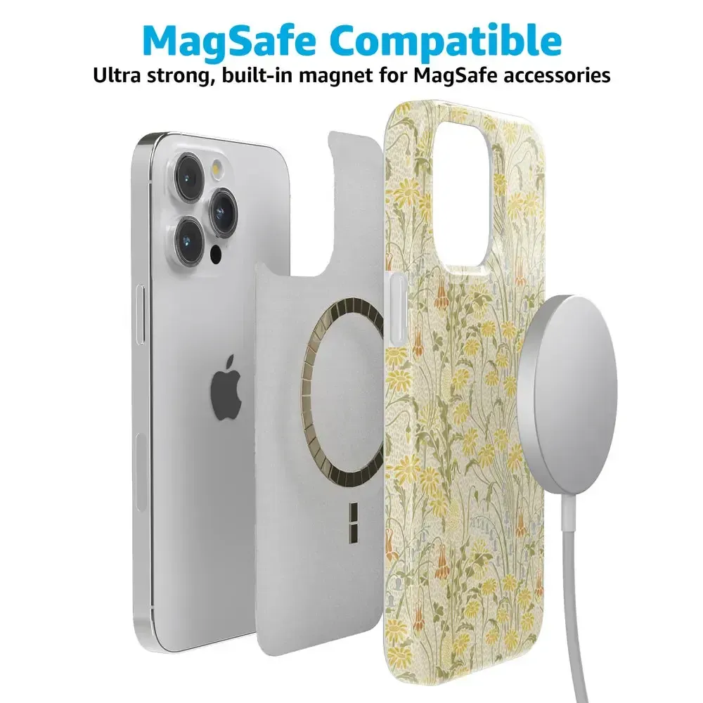 Boho Blooms | Golden Floral Case - Bansusa